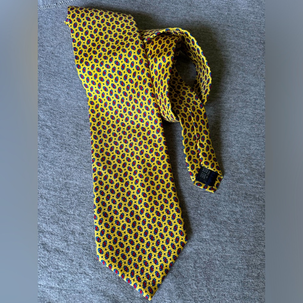 Mondo Uomo Men’s 100% Silk Tie, 4”🦋
